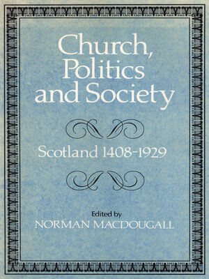 cover image of Church, Politics and Society